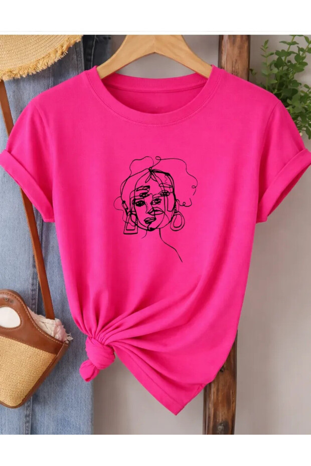 Unisex Crew Neck Oversize Cotton T-Shirt