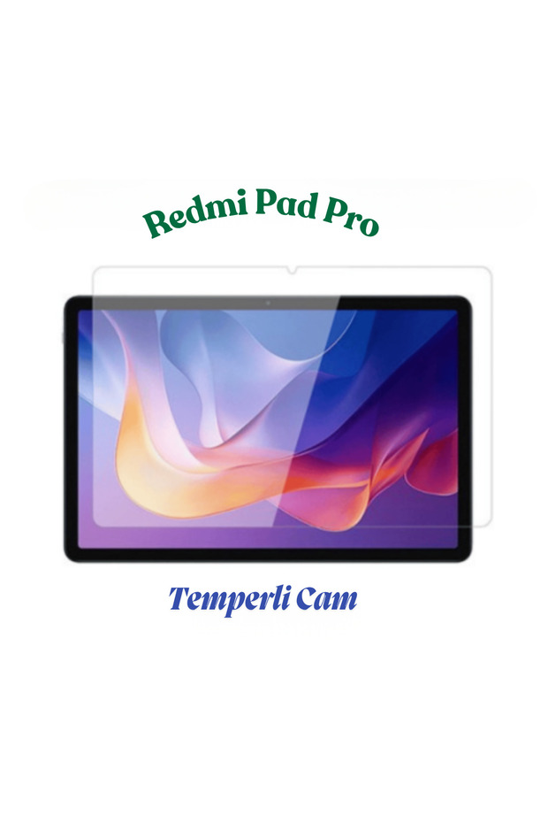 واقي شاشة من الزجاج المقوى مقاس 12.1 بوصة متوافق مع Redmi Pad Pro