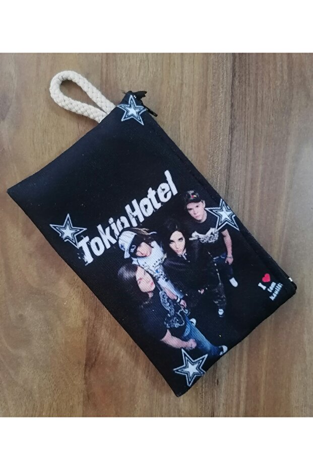 Owl Bag Tokio Hotel Star Style Patterned Pen Holder - Makeup Bag