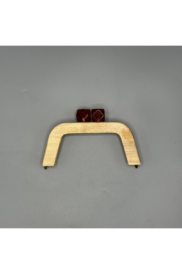 Premium Colored Wooden Knob Amber
