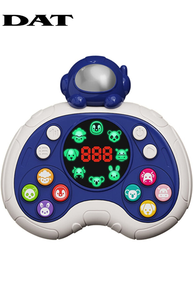 Handheld Game Console with 6 Game Modes and Light-Up Display, Assorted Character Design