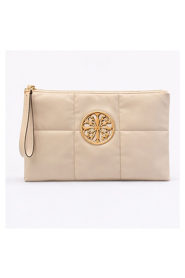 Yk4780 Quilted Patterned Handbag for Women 24X16 cm