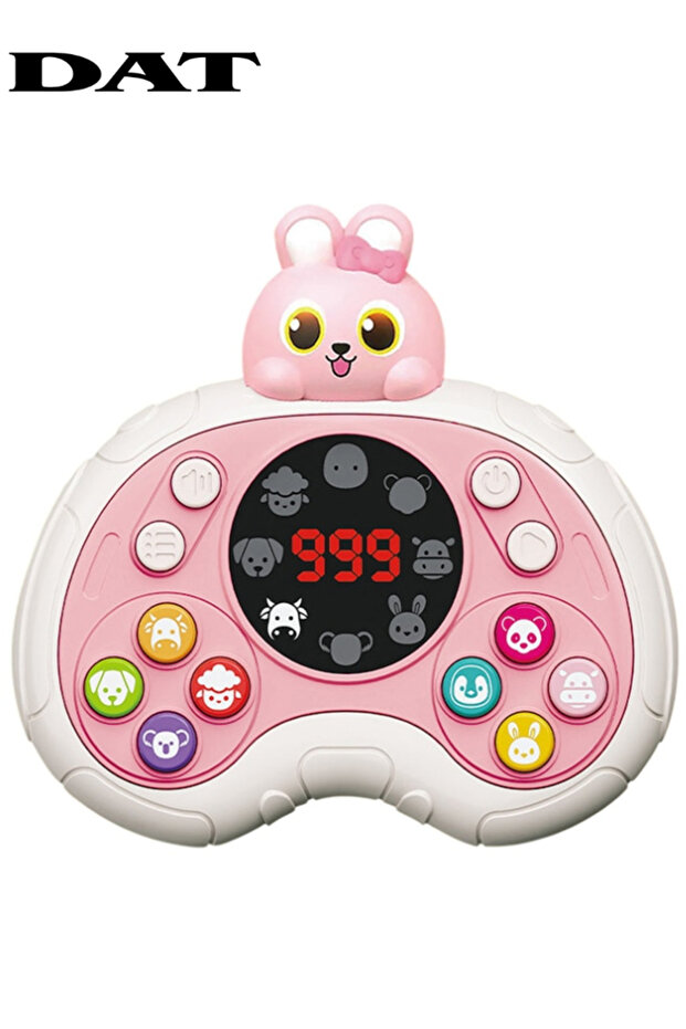 Handheld Game Console with 6 Game Modes and Light-Up Display, Assorted Character Design