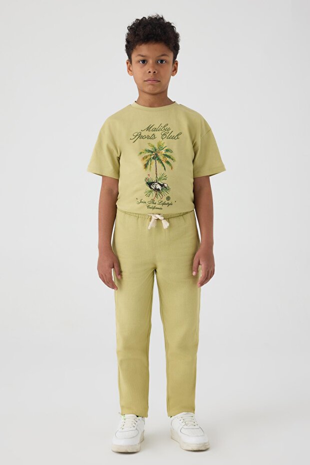 BG Store بنطال أخضر للأولاد