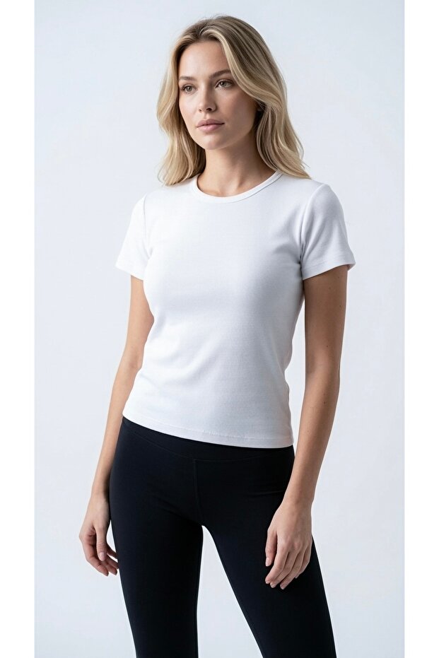Women's Relaxed Fit Cotton Crew Neck Short Sleeve Basic T-Shirt