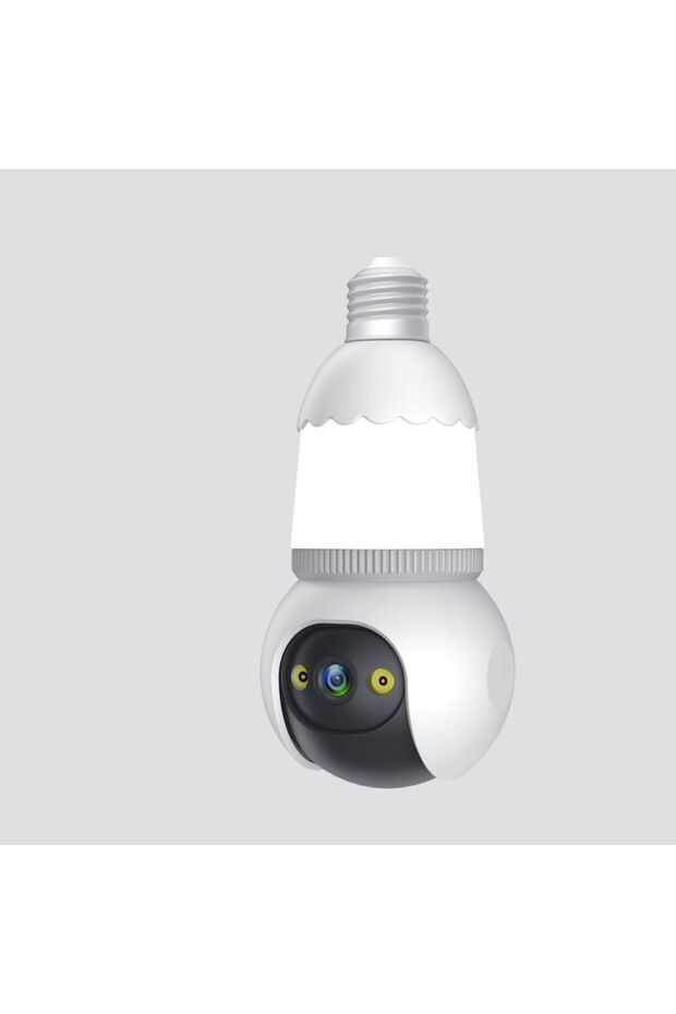 Wireless 360° Smart Bulb Security Camera with 4G/WiFi & Motion Tracking - 2