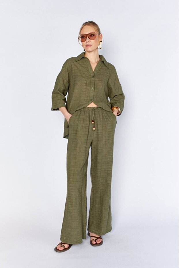 Women's Trousers Linen Khaki Women's Trousers Linen Pants