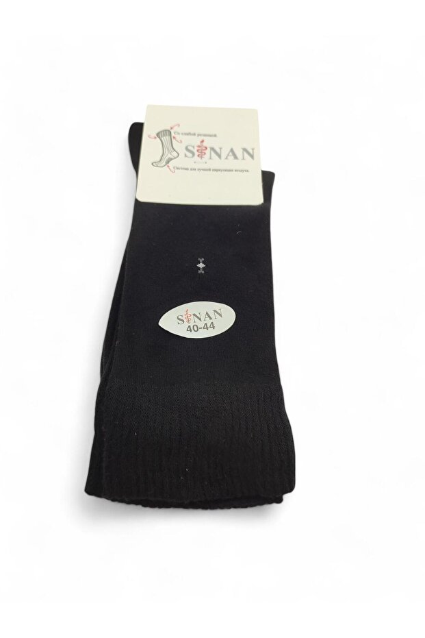 Bamboo Cotton Diabetic Socks-Black
