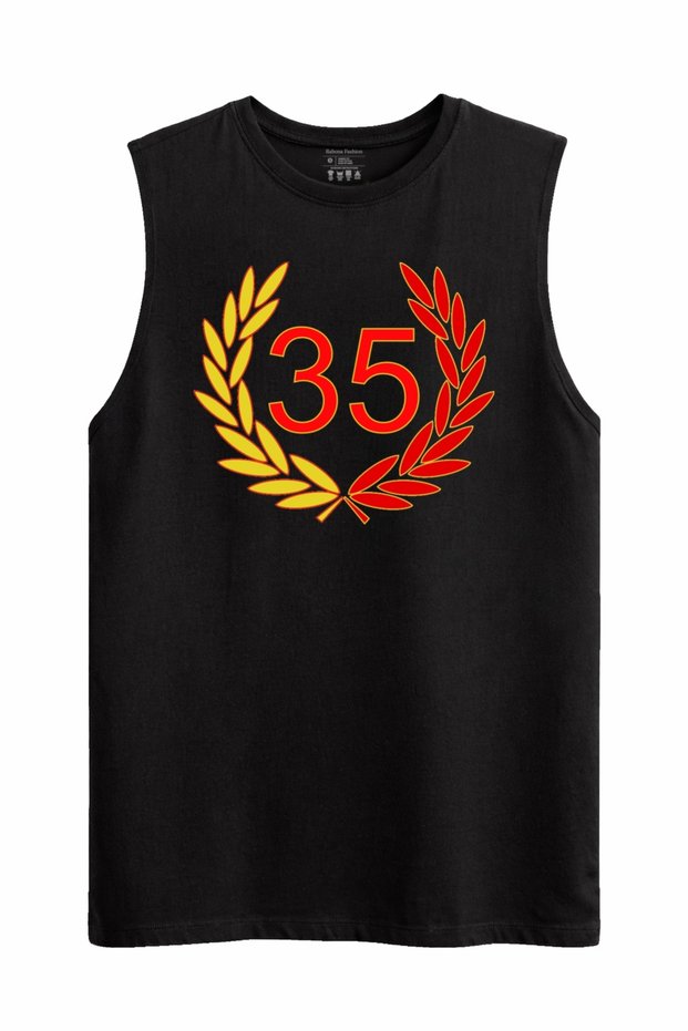 35 Crown – Izmir License Plate Series Color Transitioning Wreath Printed Sweatshirt / Hoodie / T-Shirt (Optional)
