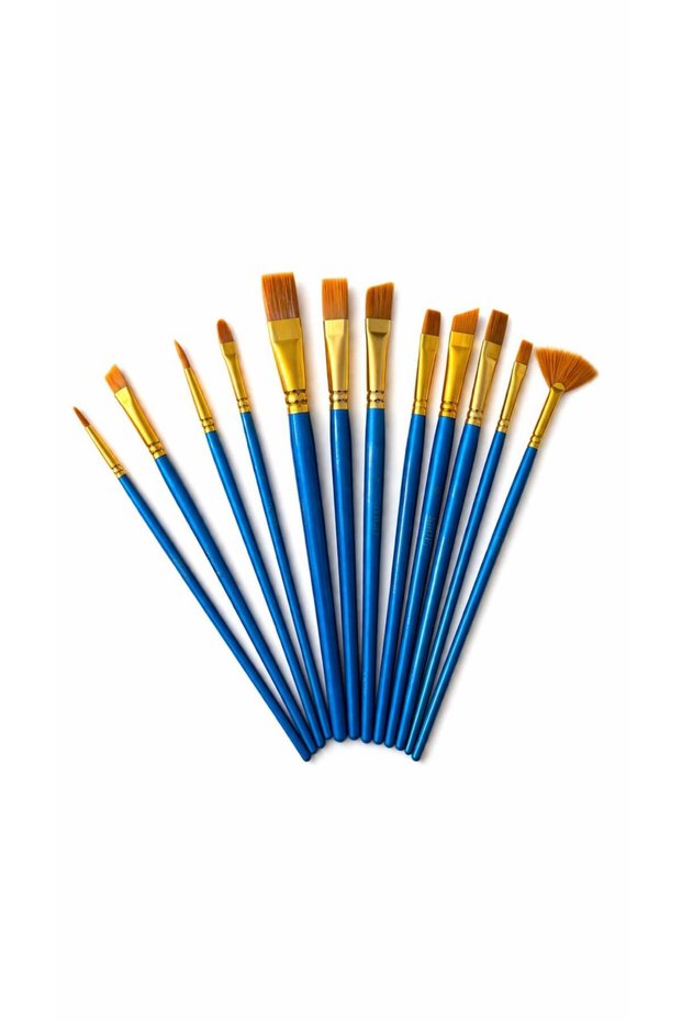 12 Pieces Painting Acrylic Watercolor Oil Painting Brush Set