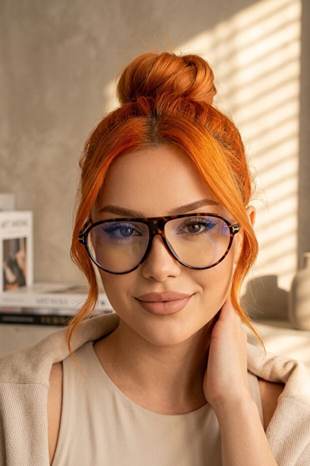 Sarwena Air Leopar Blue Light Protection Computer Glasses
