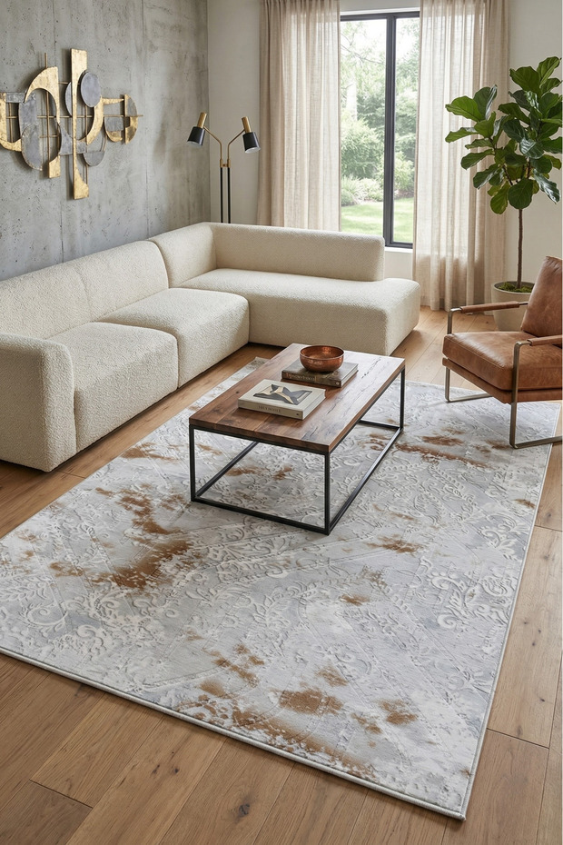 Non-Slip Based Carpet Runner Living Room Hallway Kitchen Bedroom Carpet 3018 Gray