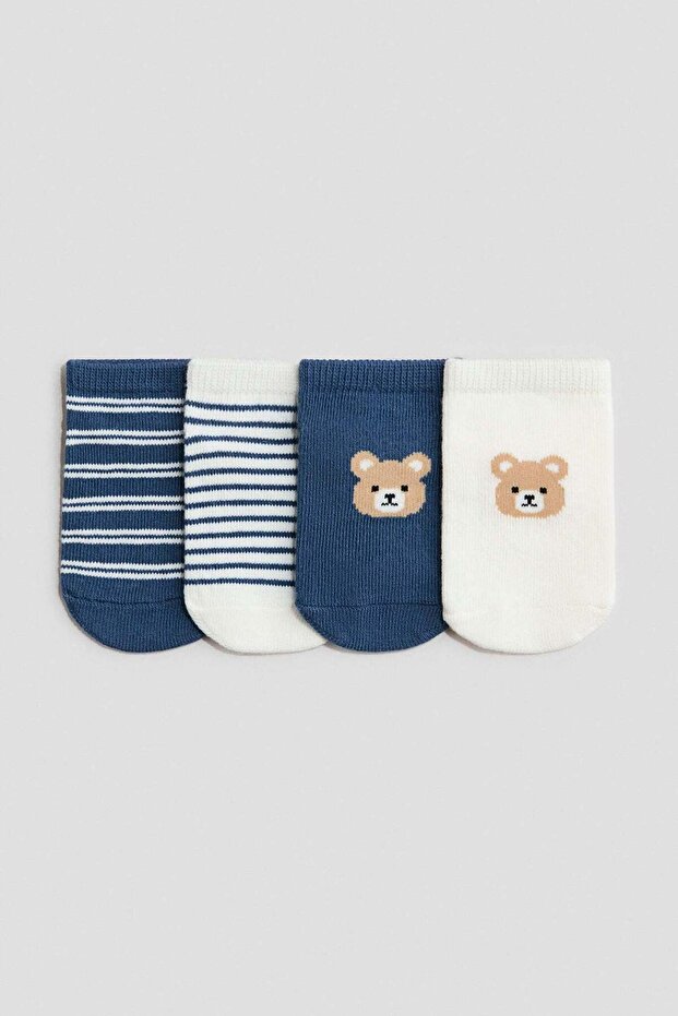 4-pack shaftless socks