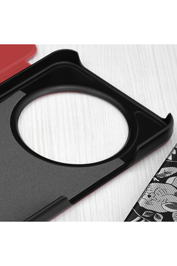 Husa pentru Honor Magic8 Lite, Techsuit, PU, Rosu - 3