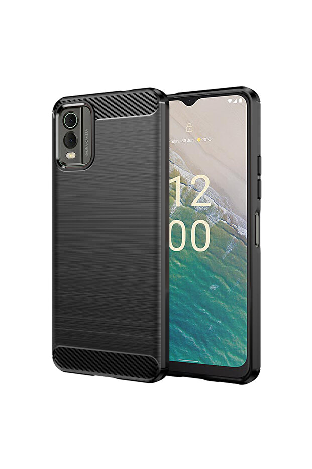 Case for Nokia C32, Techsuit, TPU, Black - 1