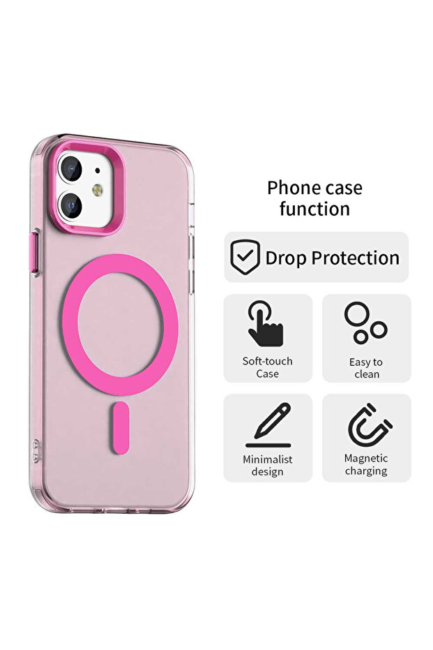 iPhone 12 Case, Techsuit, TPU, Pink - 2