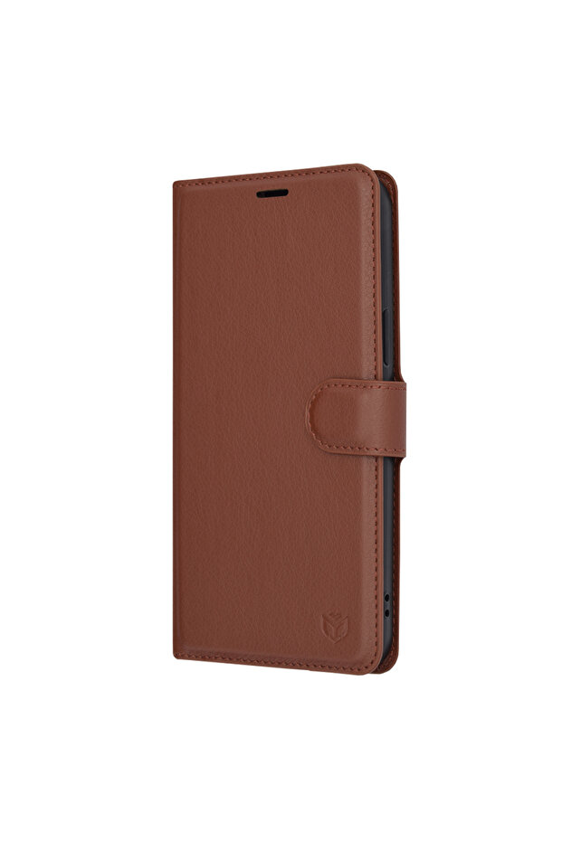 Case for iPhone 12 Pro Max, Techsuit, PU, Brown - 4