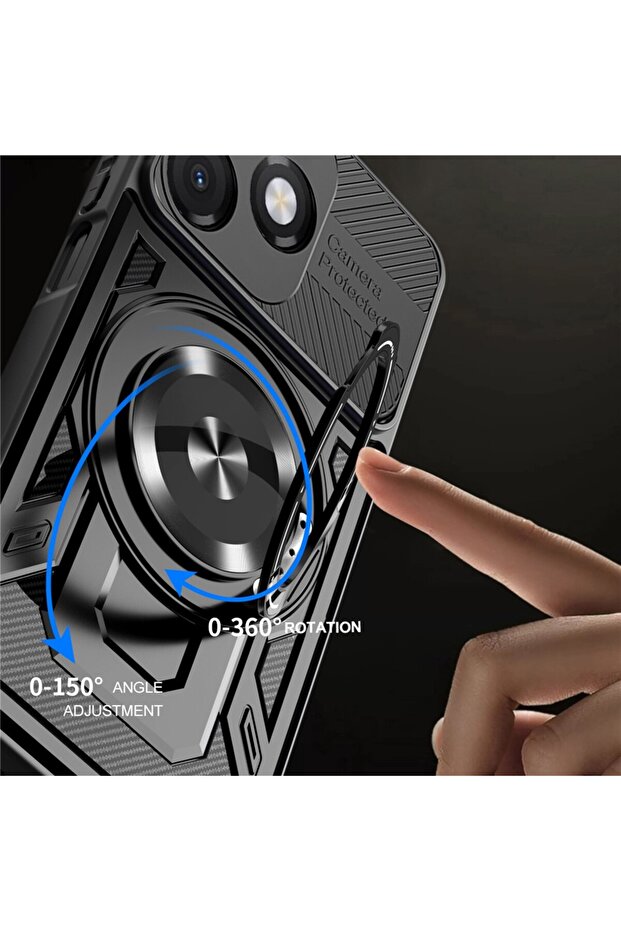Case for Honor X5c Plus, Techsuit, TPU, Gray - 5