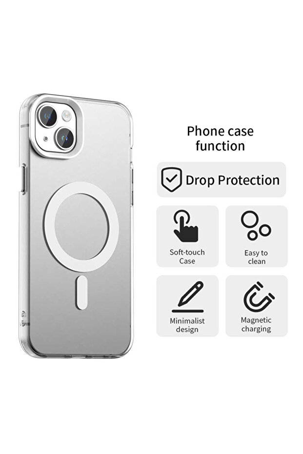 iPhone 15 Case, Techsuit, TPU, White - 2