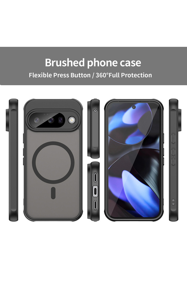 Case for Google Pixel 10, Techsuit, TPU, Black - 3