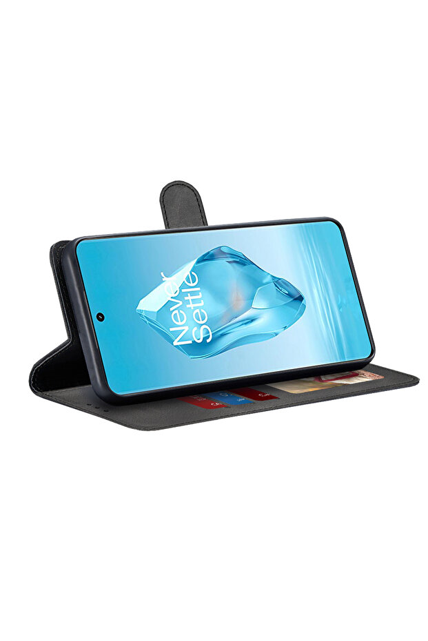 Case for OnePlus 12R, Techsuit, PU, ​​Black - 2
