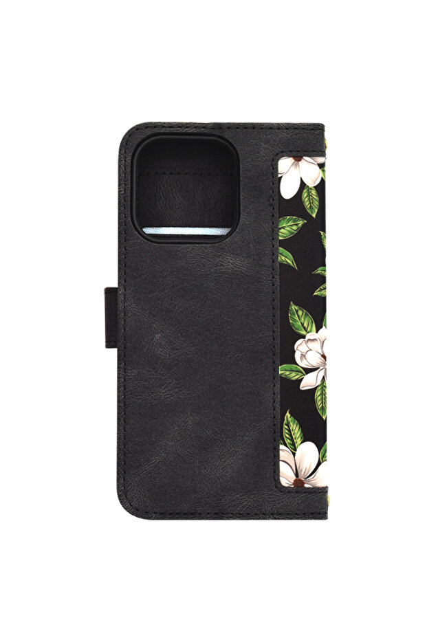 Case for iPhone 15 Pro, Techsuit, PU, Black - 3