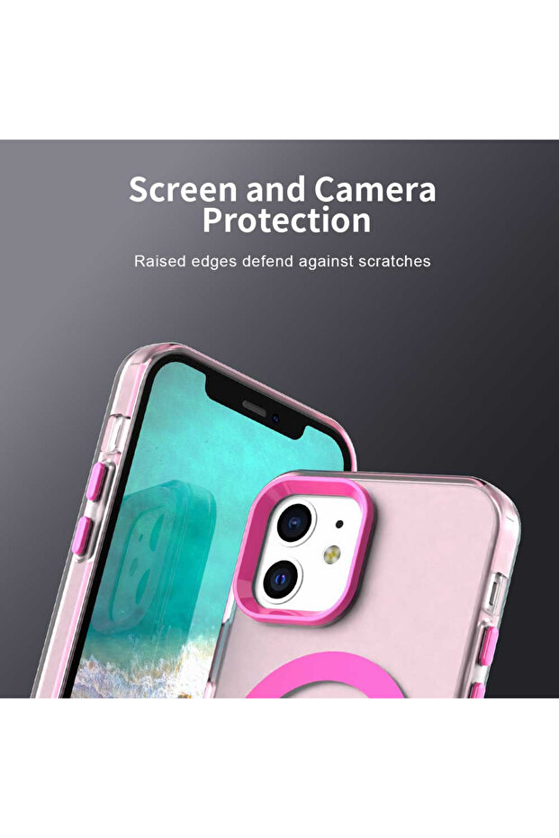 iPhone 12 Case, Techsuit, TPU, Pink - 5