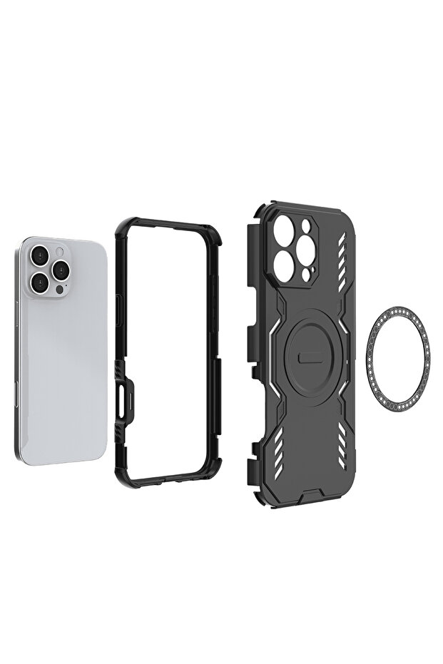 Case for iPhone 16 Pro, Techsuit, TPU, Blue - 5