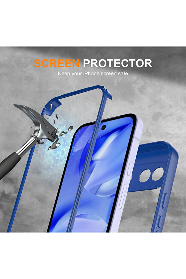 Case for Google Pixel 10a, Techsuit, TPU, Blue - 3