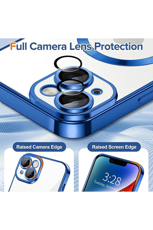 Θήκη iPhone 14, Techsuit, TPU, Μπλε - 5
