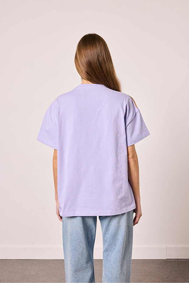 Tricou basic oversize 100% bumbac - 4