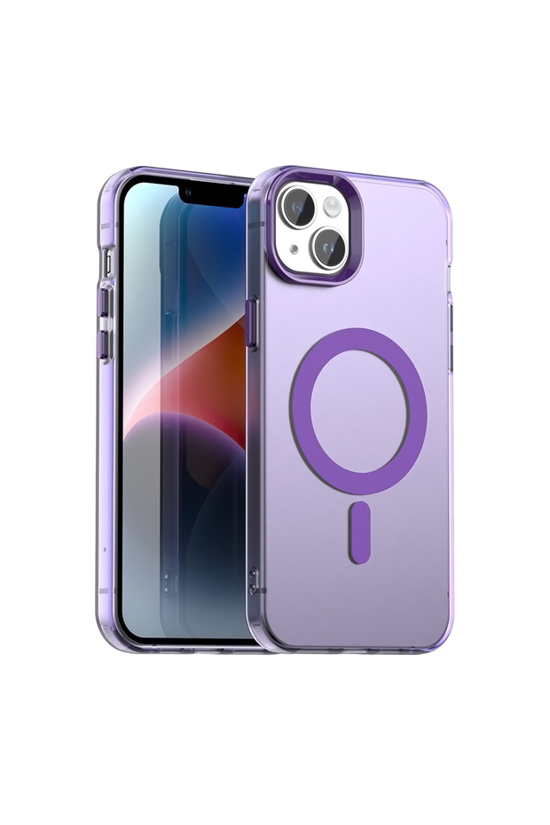 iPhone 14 Case, Techsuit, TPU, Purple - 1
