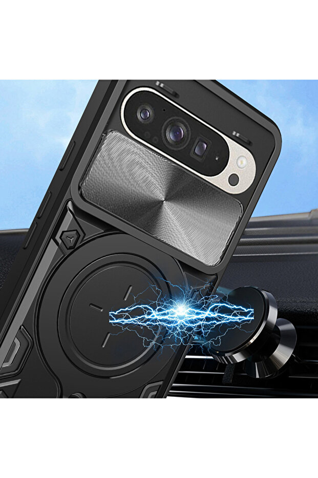 Case for Google Pixel 9, Techsuit, TPU, Red - 5