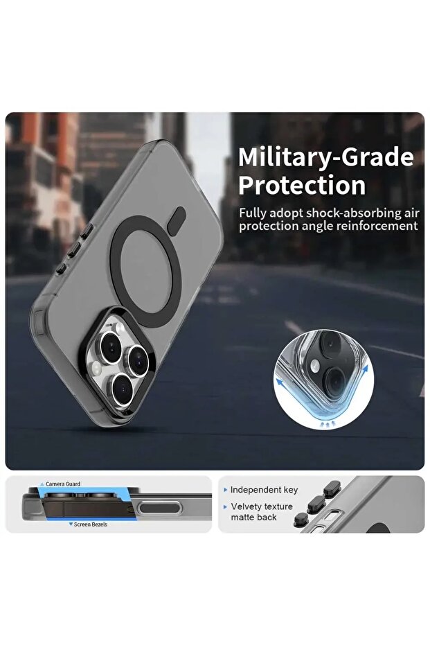 Case for iPhone 16 Pro, Techsuit, TPU, Blue - 4