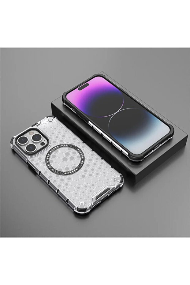 Case for iPhone 14 Pro, Techsuit, TPU, White - 6