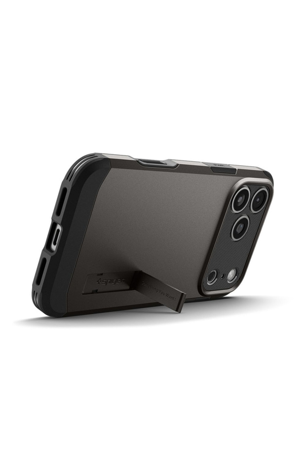 Case for iPhone 17 Pro Max, Spigen, TPU, Gray - 6