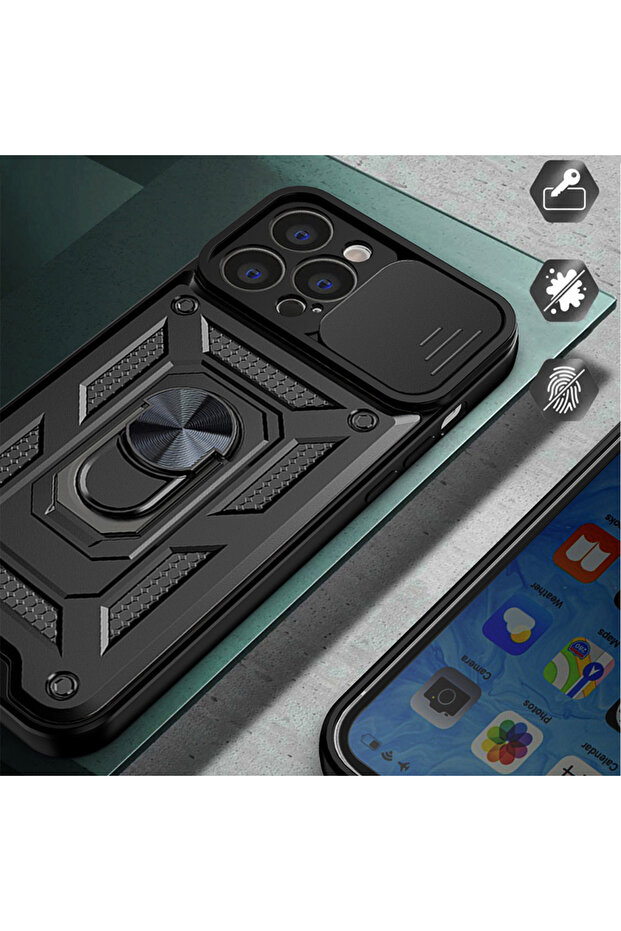 Case for iPhone 15 Pro Max, Techsuit, TPU, Blue - 3
