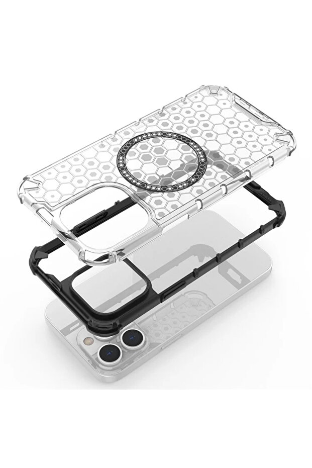 Case for iPhone 14 Pro, Techsuit, TPU, White - 5