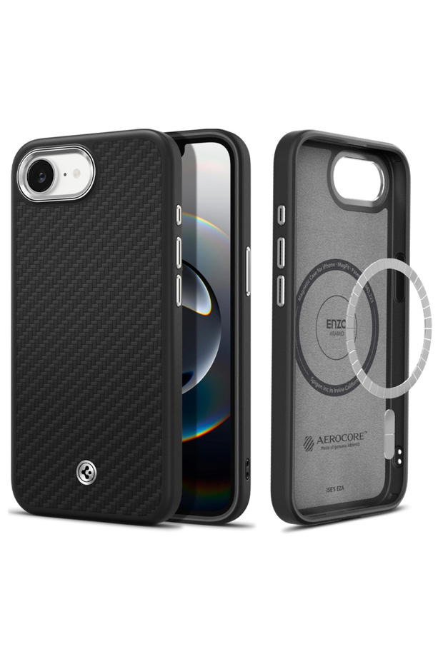 Husa pentru iPhone 16e, Spigen, TPU, Negru
