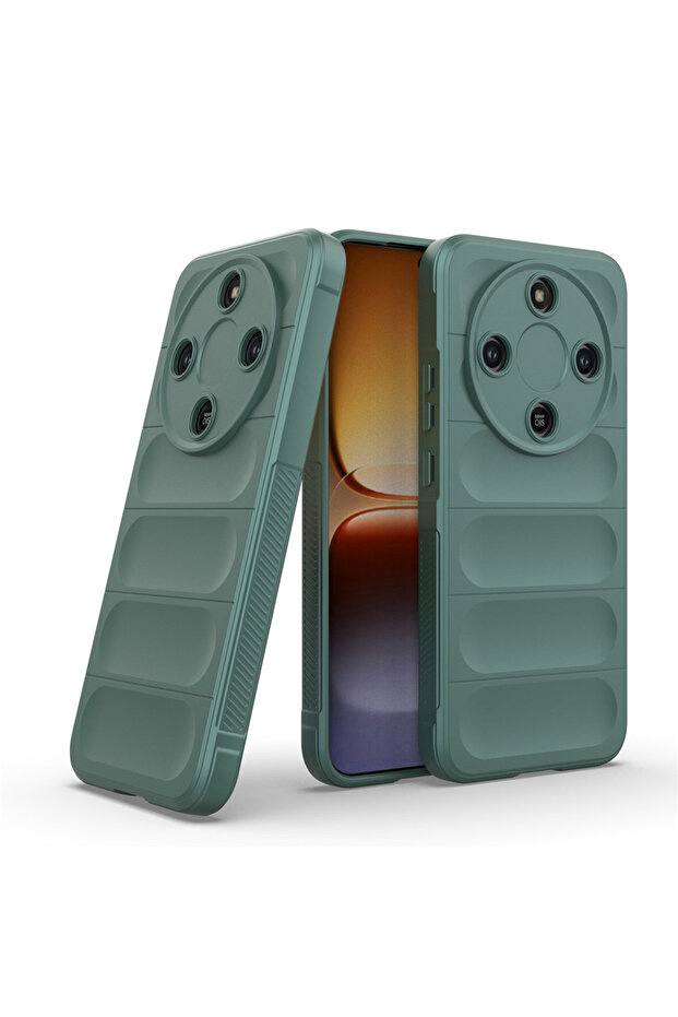 Case for Honor Magic8 Lite, Techsuit, TPU, Green - 2