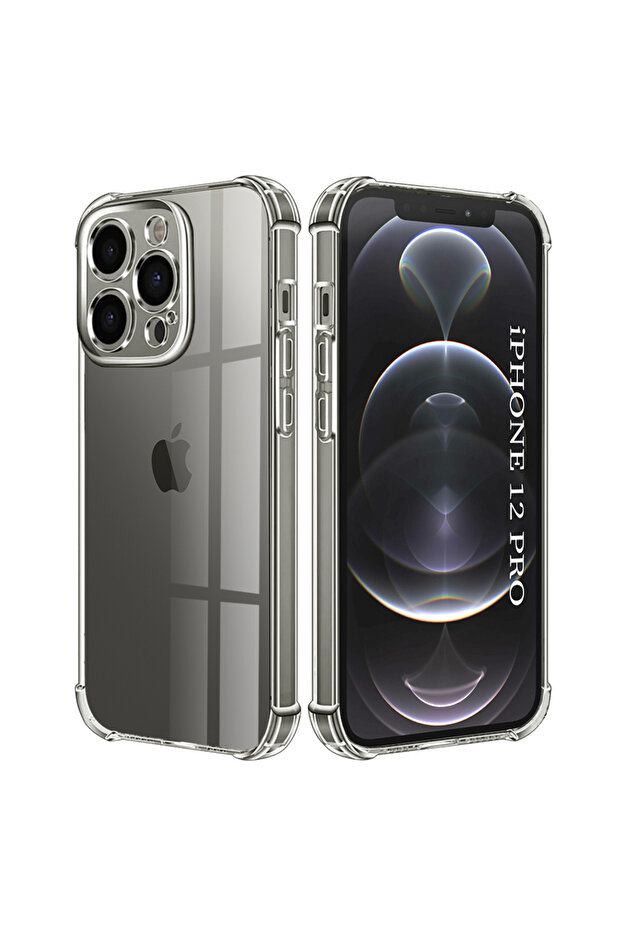 Case for iPhone 12 Pro, Techsuit, TPU, Transparent - 1