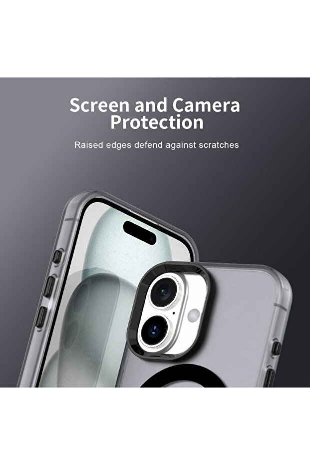 Case for iPhone 16 Plus, Techsuit, TPU, Black - 6