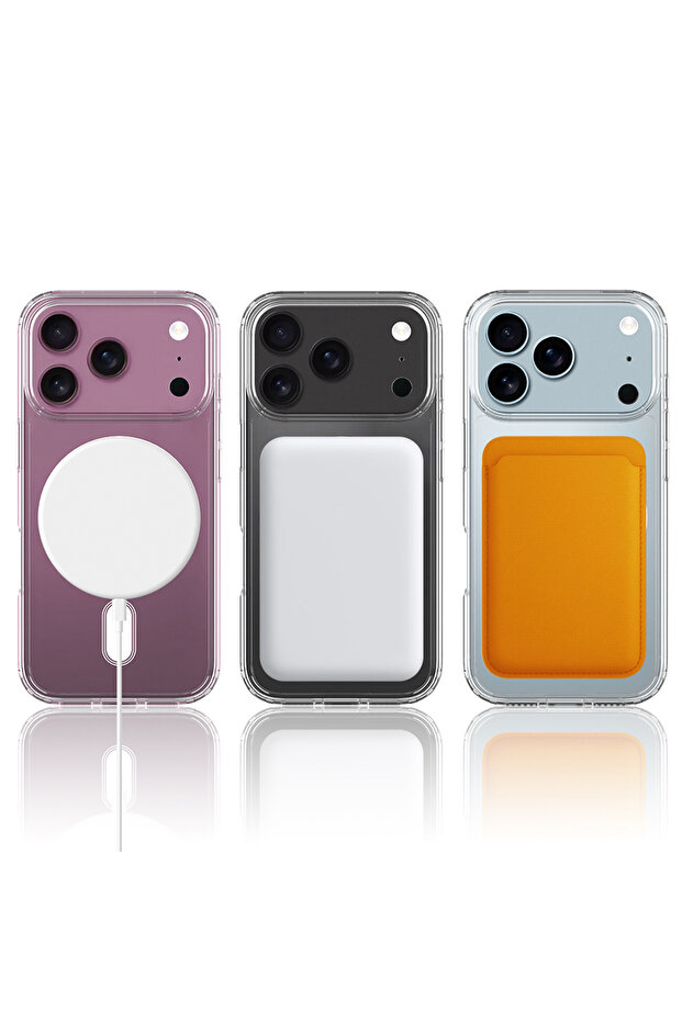 Case for iPhone 17 Pro, MagSafe Pro, shockproof, transparent - 6