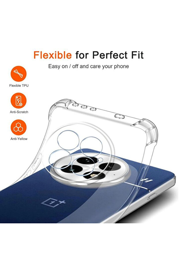Case for OnePlus 13, Techsuit, TPU, Transparent - 4