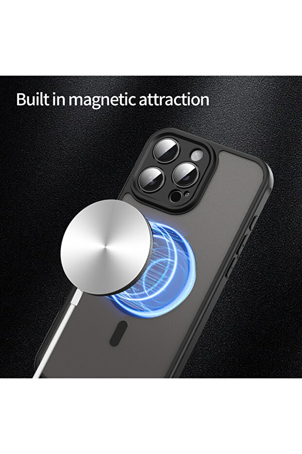 Case for iPhone 16 Pro Max, Techsuit, TPU, Black - 5