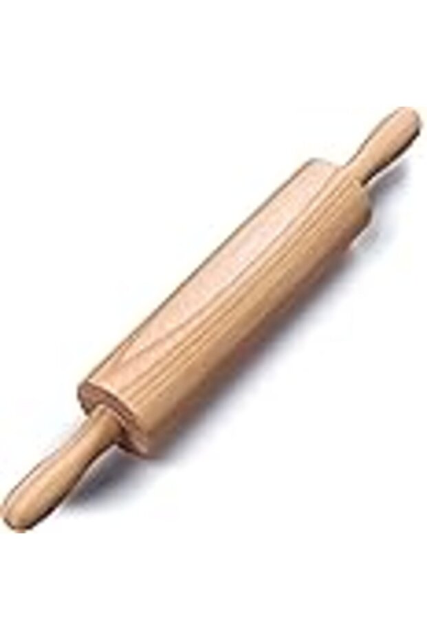 HelferX 17.6 inch Wooden Rolling Pin for Baking - Long Dough Roller for All Baking Needs