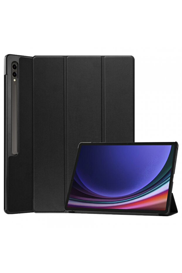 Galaxy Tab S9 FE Plus Tablet Case, Techsuit, Clamshell Case, Black - 1