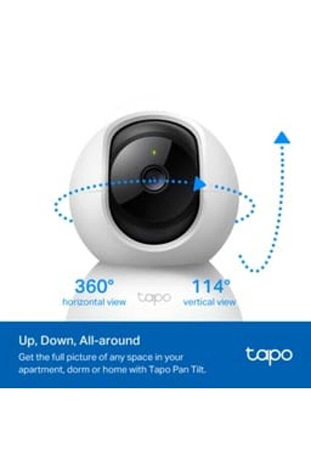 Pan/Tilt Home Security Wi-Fi Camera, Tapo C200C - 7