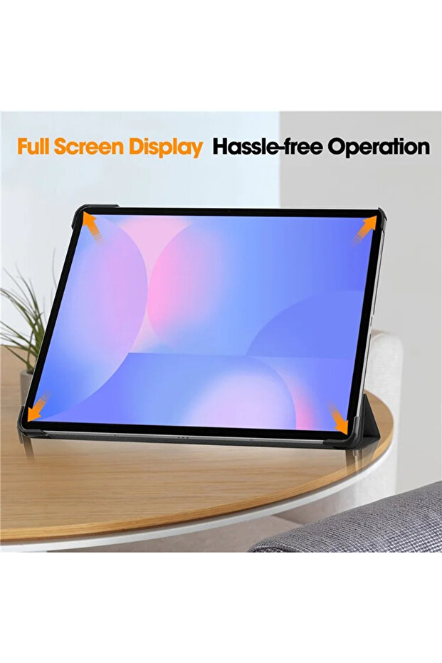 Galaxy Tab S10 tablet case, Techsuit, Clamshell Case, Black - 4
