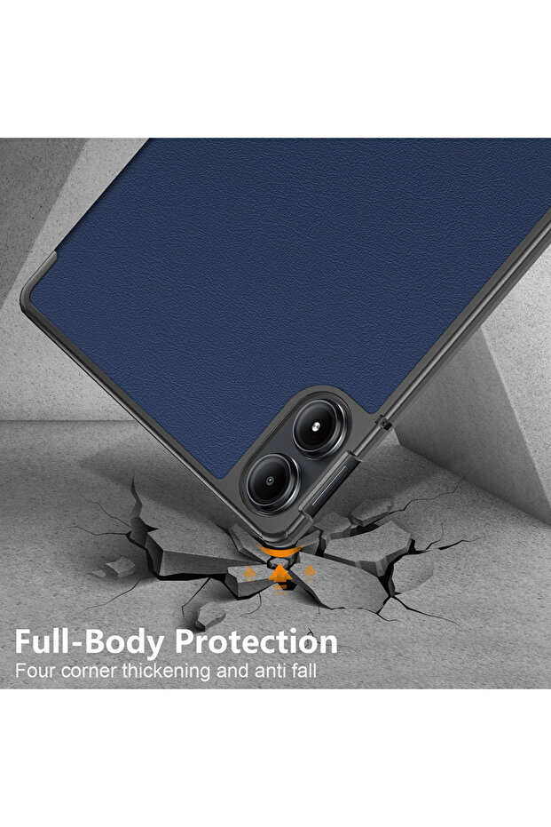 Redmi Pad Pro tablet case, Techsuit, Clamshell Case, Blue - 4